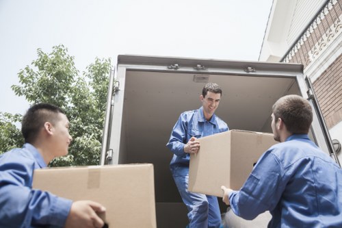 Local moving team handling access challenges in West Hampstead